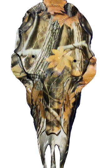 Fall Camo Dipped Skull - Large